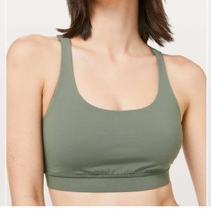 Lululemon // Energy Bra *Medium Support, B-D Cup Grey Sage
